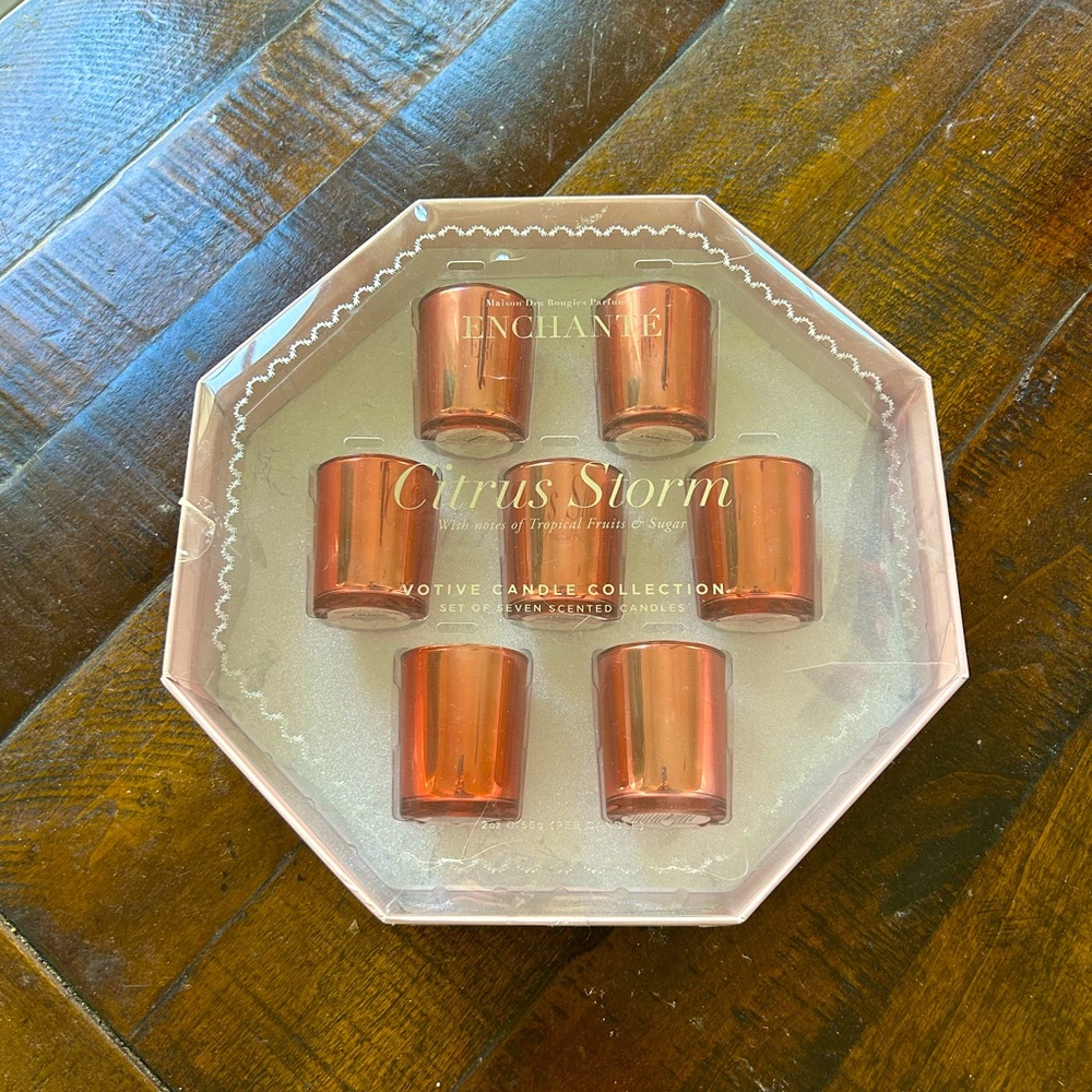 “New” Enchante (set of 7) Votive Candles